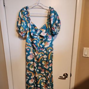 Unique Vintage Care Bears Dress Size 16